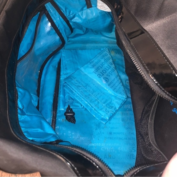 Lululemon Athletica Black Duffel Bag Minimalist Design - Picture 3 of 10